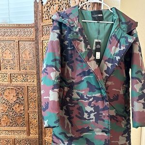 Camo Puffer coat